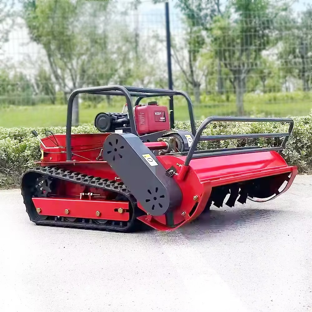 Lawn Mower Battery - Remote Controlled Tracked Mulcher Multifunction 800mm