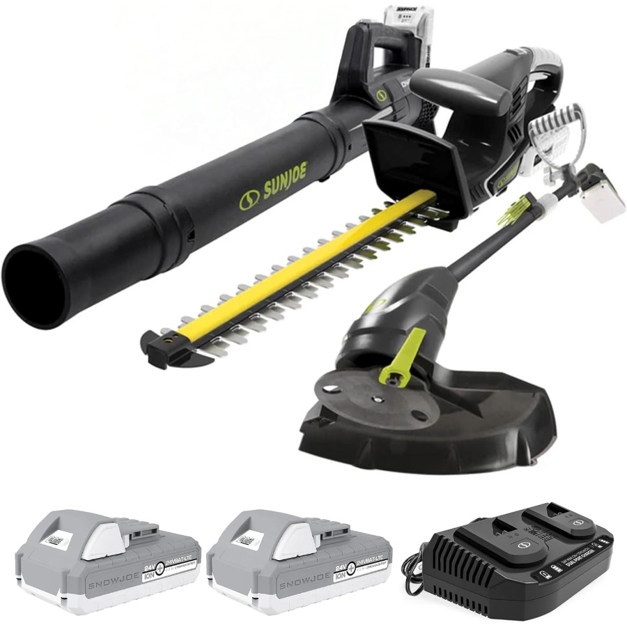 Outdoor Power Tool Combo Kits - 24V IONMAX Cordless Leaf Blower Grass