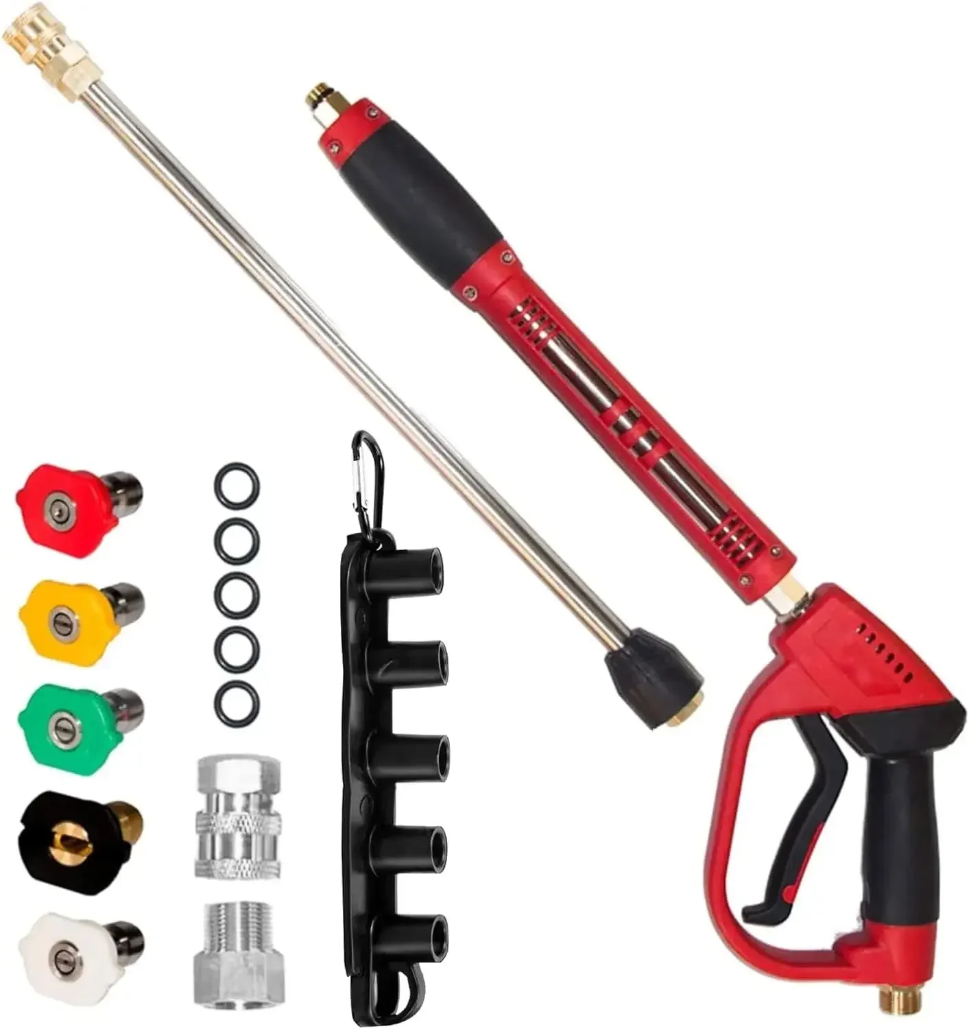 Power Washer Gun Replacement - Pressure Washer Gun, Red High Power