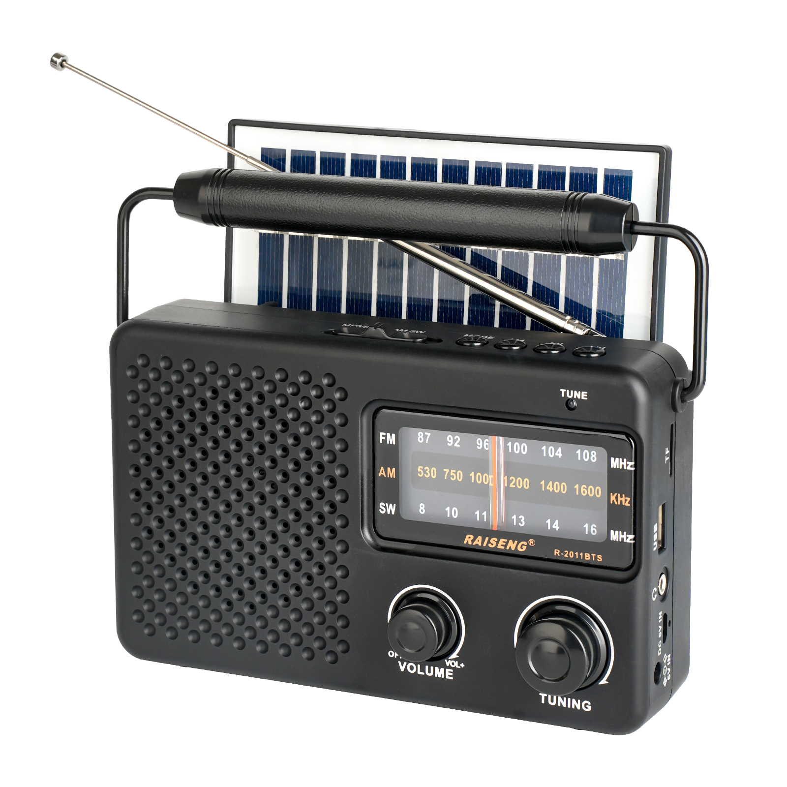 Outdoor Power Jack - R-2011BTS portable radio AM FM SW