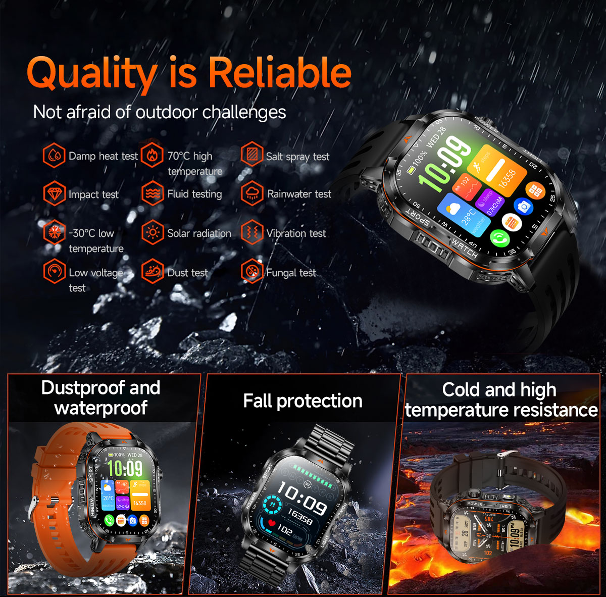Military outdoor sturdy men's  - Outdoor Power Meter recensie en prijs