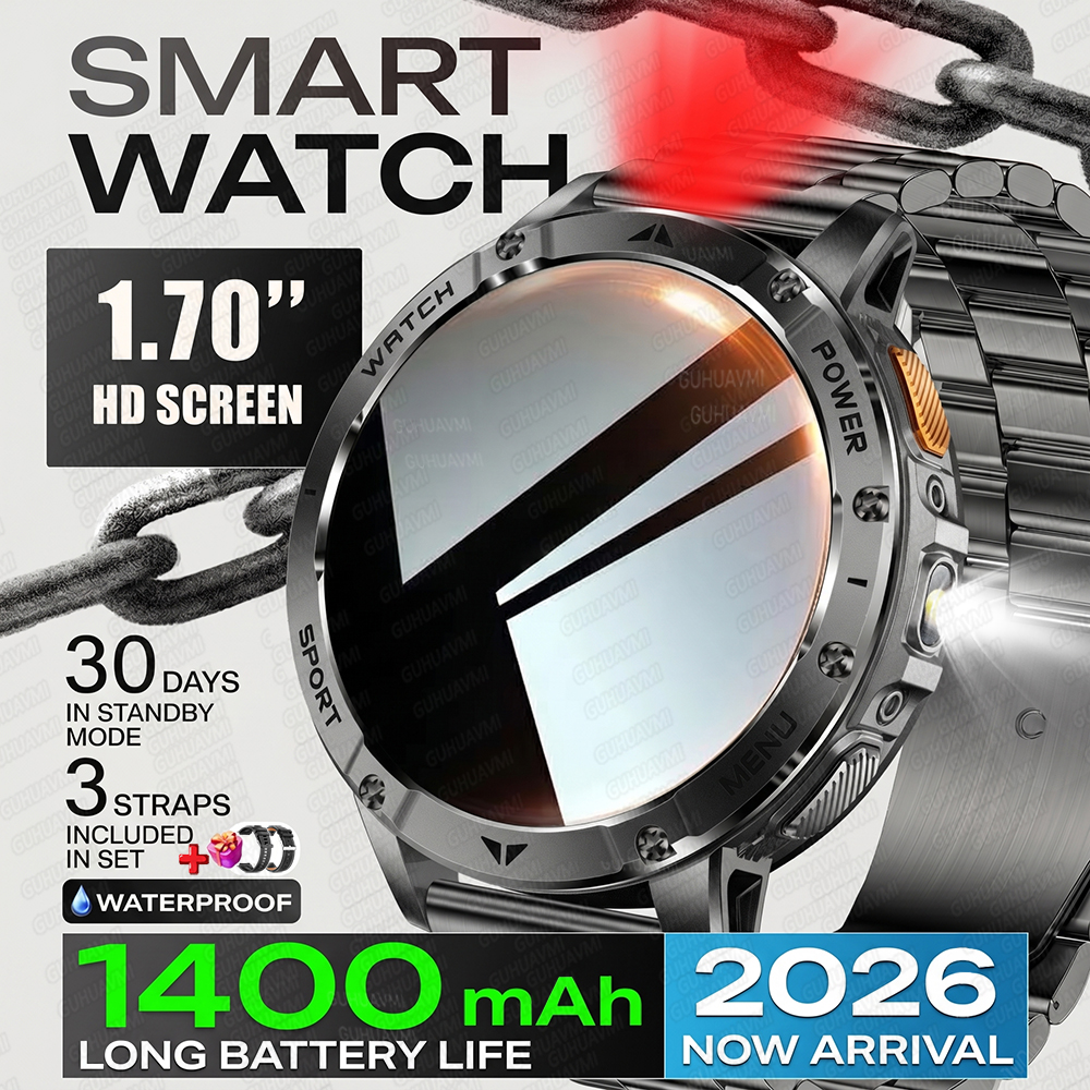 2026 Military Smart Watch Men  - Outdoor Power Meter recensie en prijs