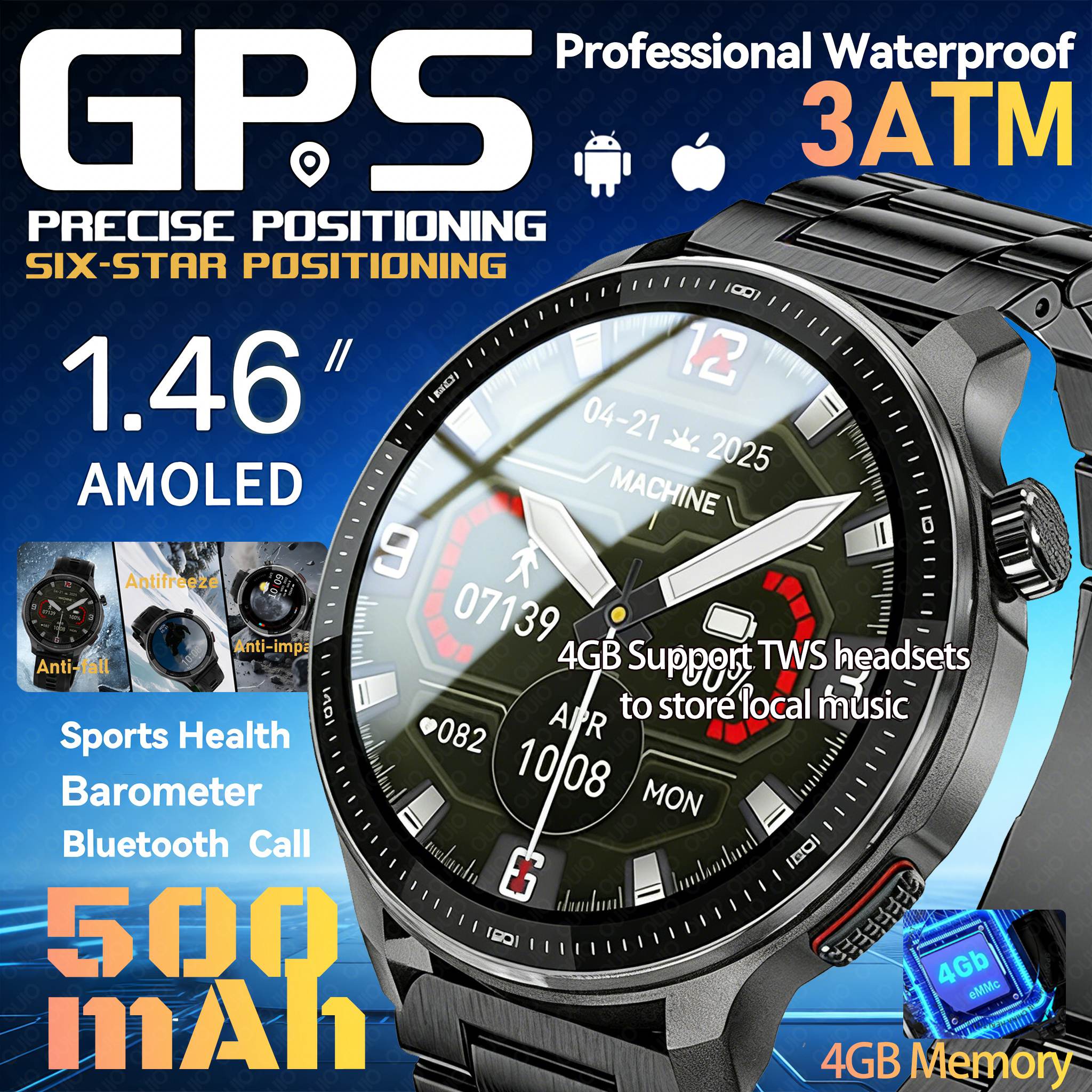 2026 New GPS Smart Watch Super - Outdoor Power Meter recensie en prijs