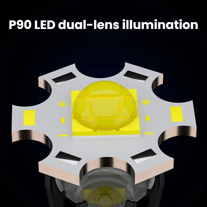 High-power P90 LED Flashlight  - Outdoor Power Meter recensie en prijs