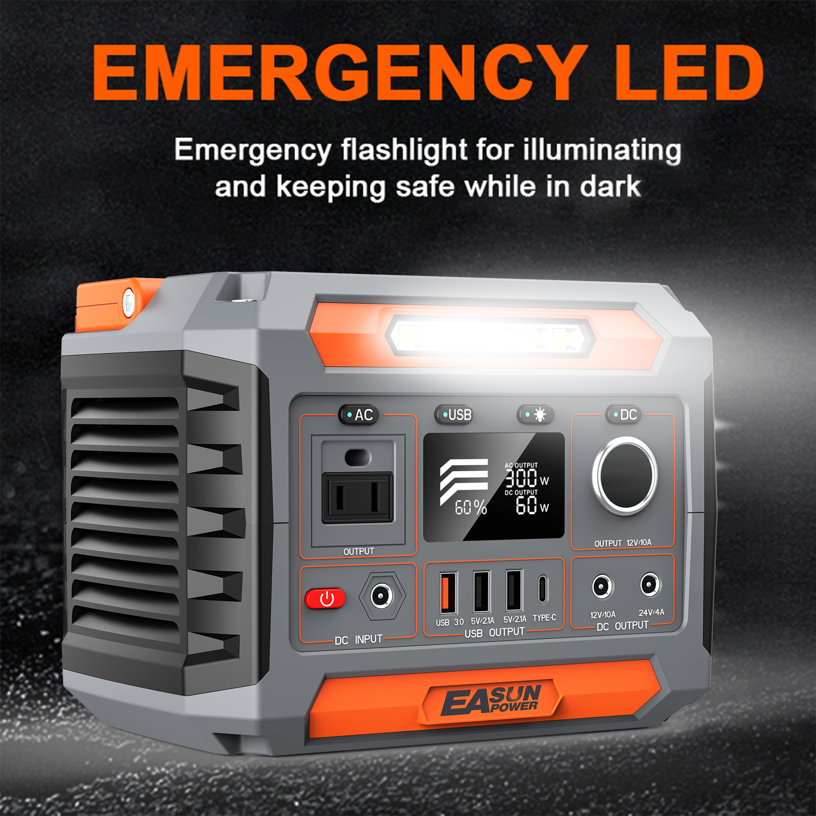 EASUN POWER 300W 288Wh portabl - Outdoor Power Products recensie en prijs