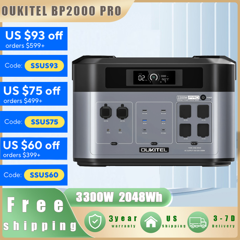 OUKITEL BP2000 PRO Portable Po - Outdoor Power Meter recensie en prijs