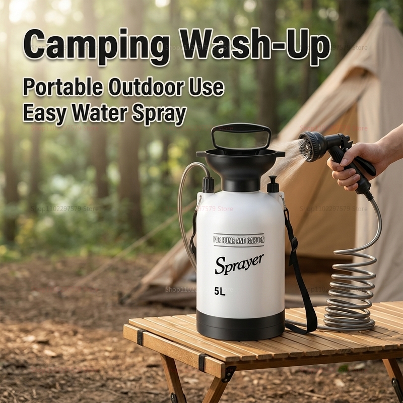 Portable Camping Shower 5L Man - Outdoor Power Meter recensie en prijs