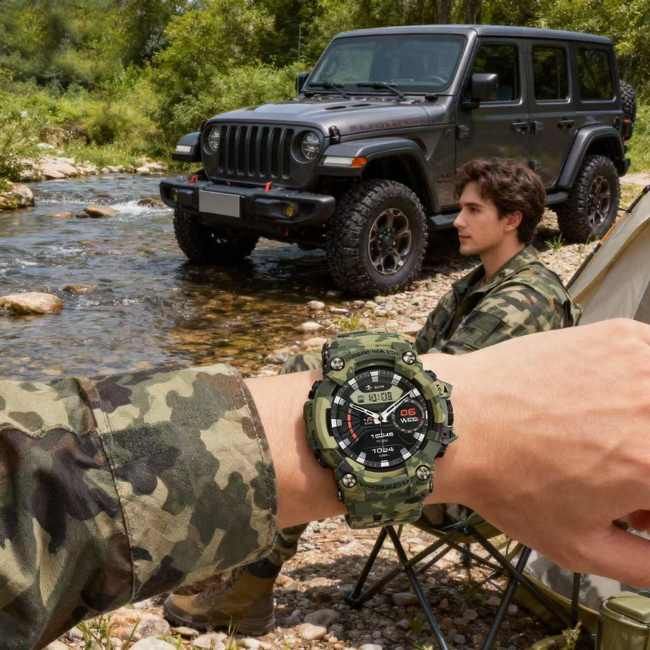 Men's Outdoor Sports Smartwatc - Outdoor Power Meter recensie en prijs
