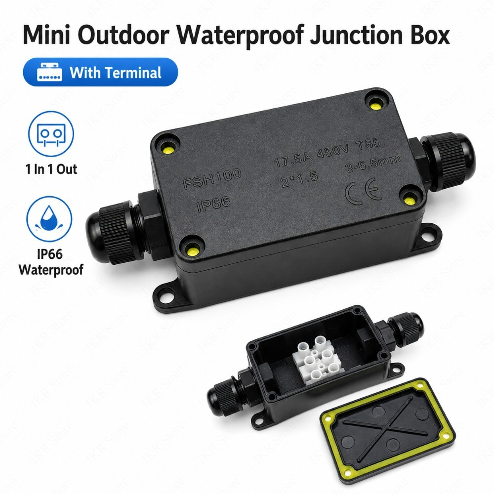 IP66 Sealed Wire Junction Box  - Outdoor Power Cable Junction Box recensie en prijs