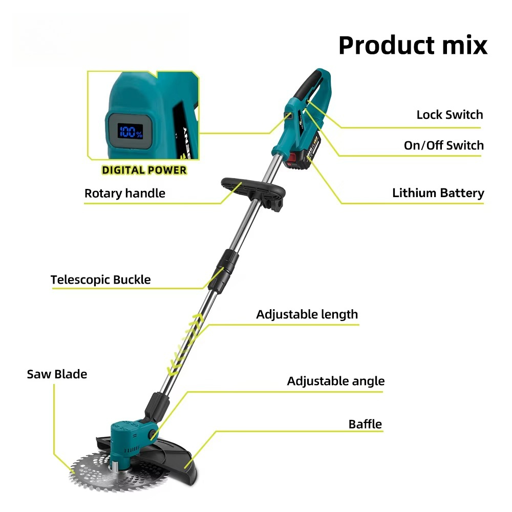 4000W Electric Lawn Mower for  - Lawn Mower Battery recensie en prijs