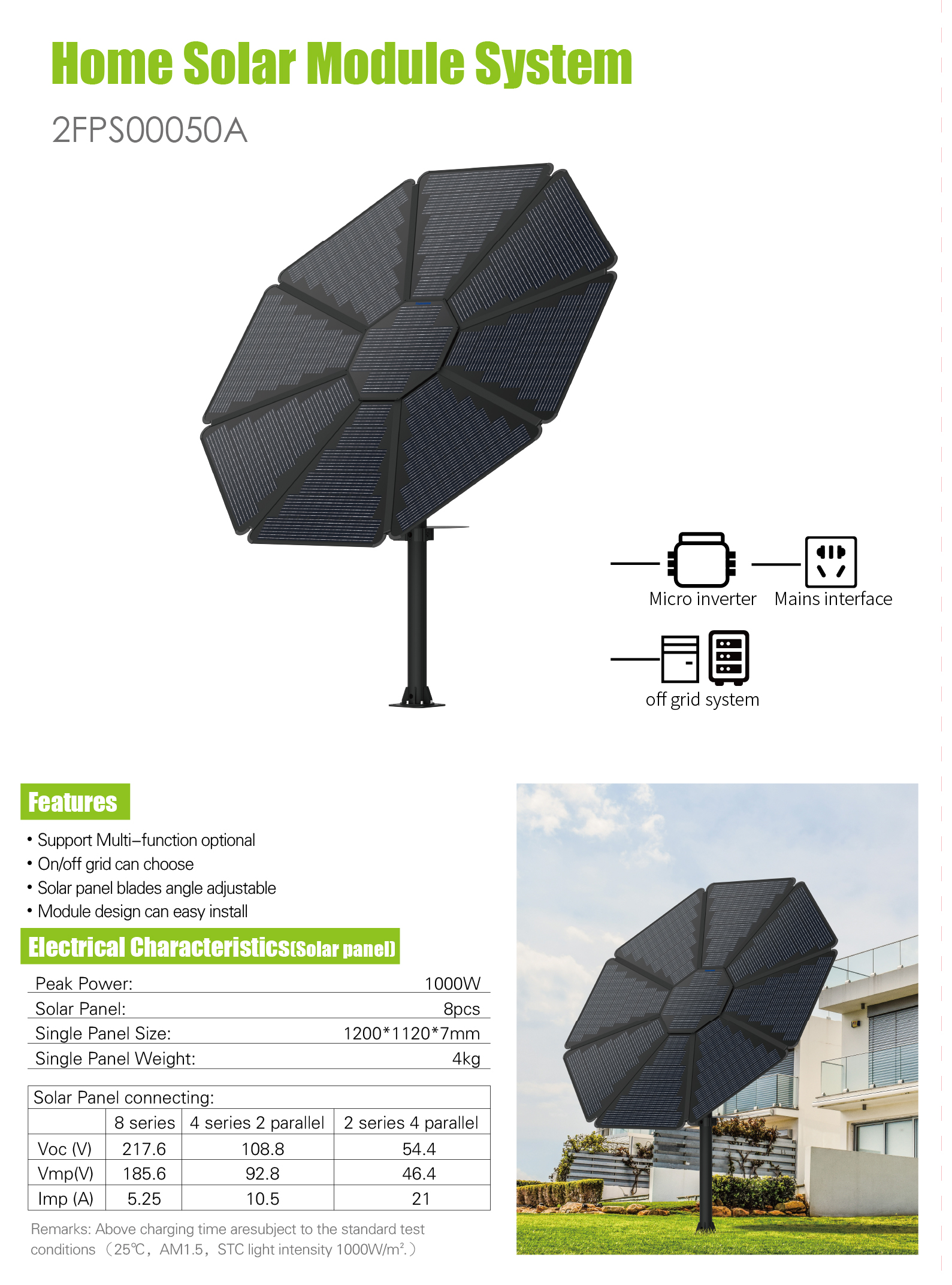 100W-600W Mini Sunflower Solar - Outdoor Power Products recensie en prijs