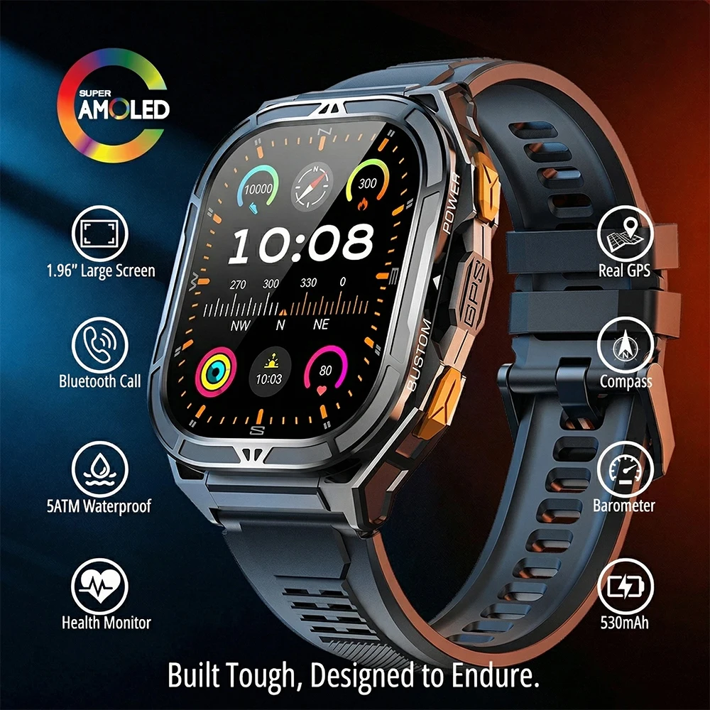 Luxury AMOLED Smartwatch Real  - Outdoor Power Meter recensie en prijs