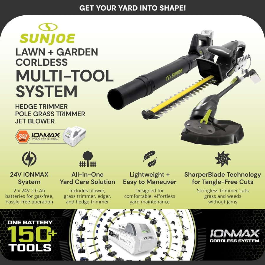 24V IONMAX Cordless Leaf Blowe - Outdoor Power Tool Combo Kits recensie en prijs