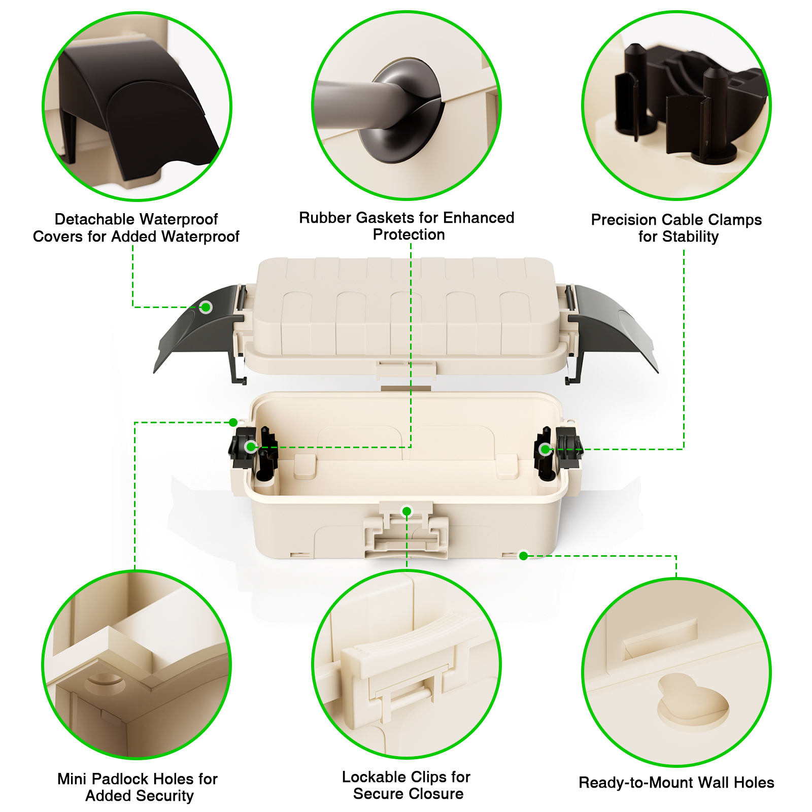 Outdoor Junction Box Large 32x - Outdoor Power Cable Junction Box recensie en prijs