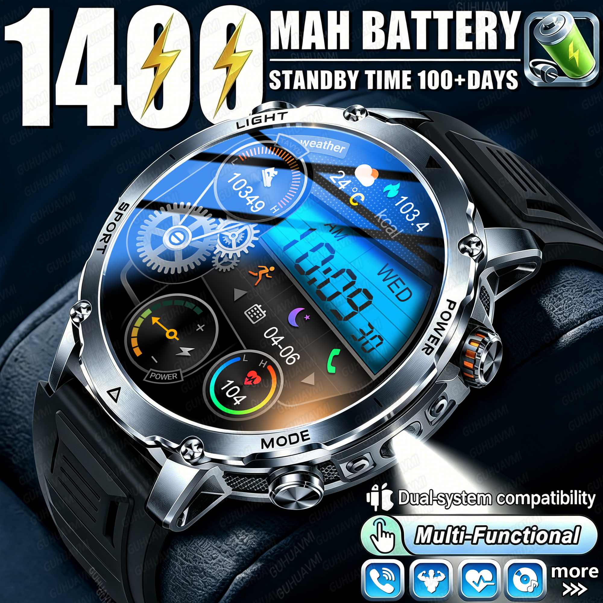 Newly Durable 1400mAh Large Ba - Outdoor Power Meter recensie en prijs
