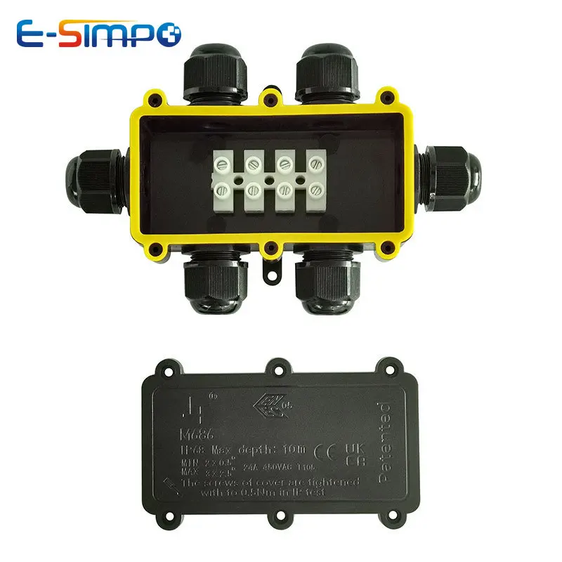 6Way 1IN5Out IP68 Underwater P - Outdoor Power Cable Junction Box recensie en prijs