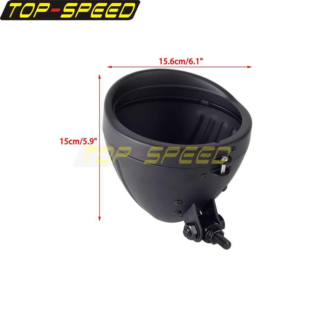 Black/Chrome Motorcycle Headla - Outdoor Power Products recensie en prijs
