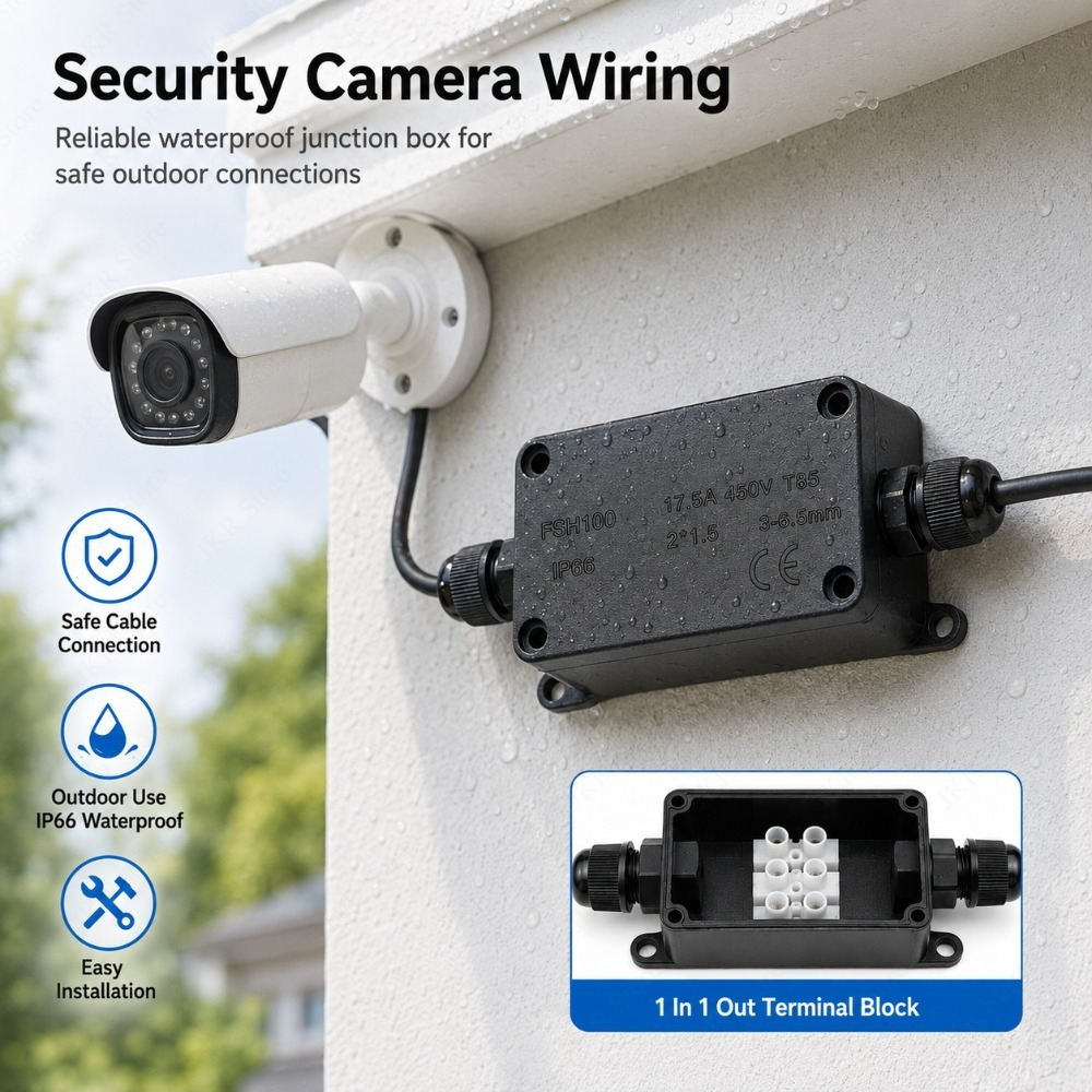 IP66 Waterproof Cable Junction - Outdoor Power Cable Junction Box recensie en prijs