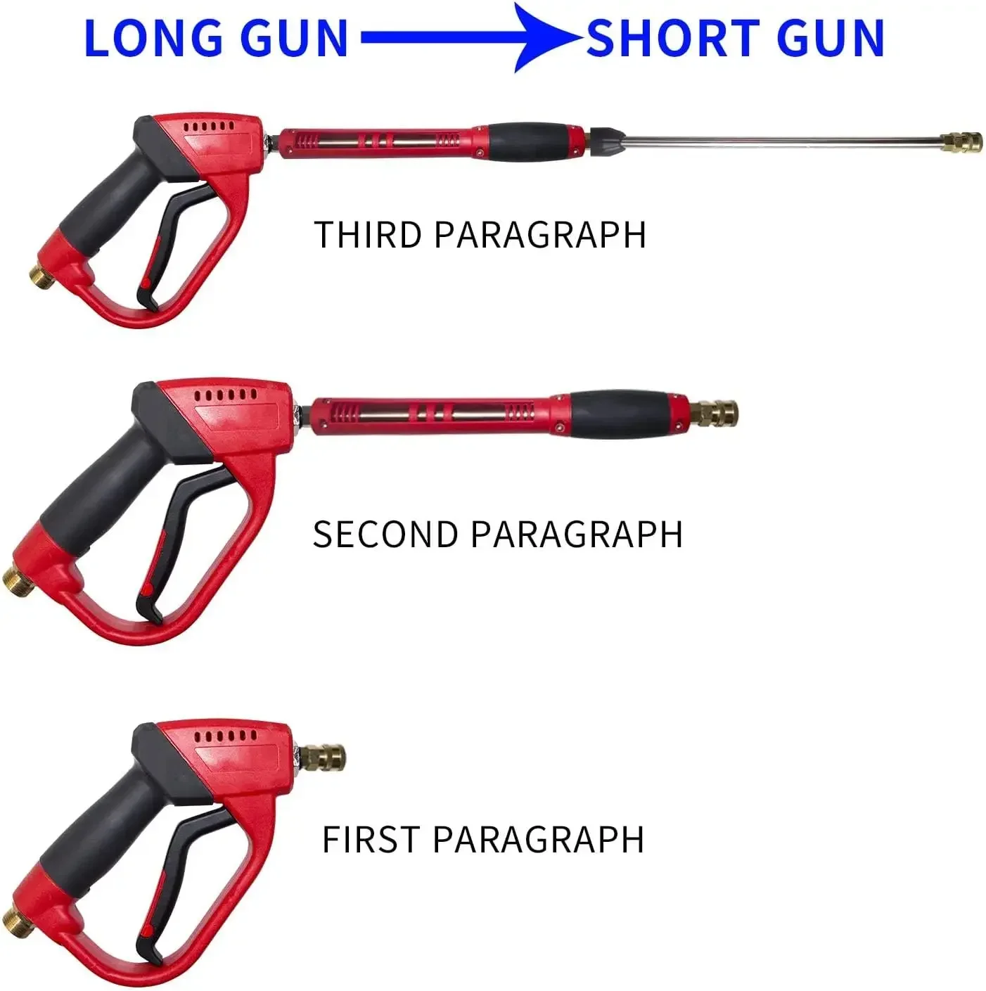 Pressure Washer Gun, Red High  - Power Washer Gun Replacement recensie en prijs